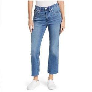 Madewell Cali Demi Boot Leg Jeans Bonair Wash Size 33